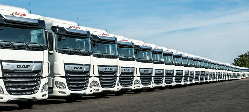 Еще 1500 грузовиков DAF XF для компании Гиртека Логистикс