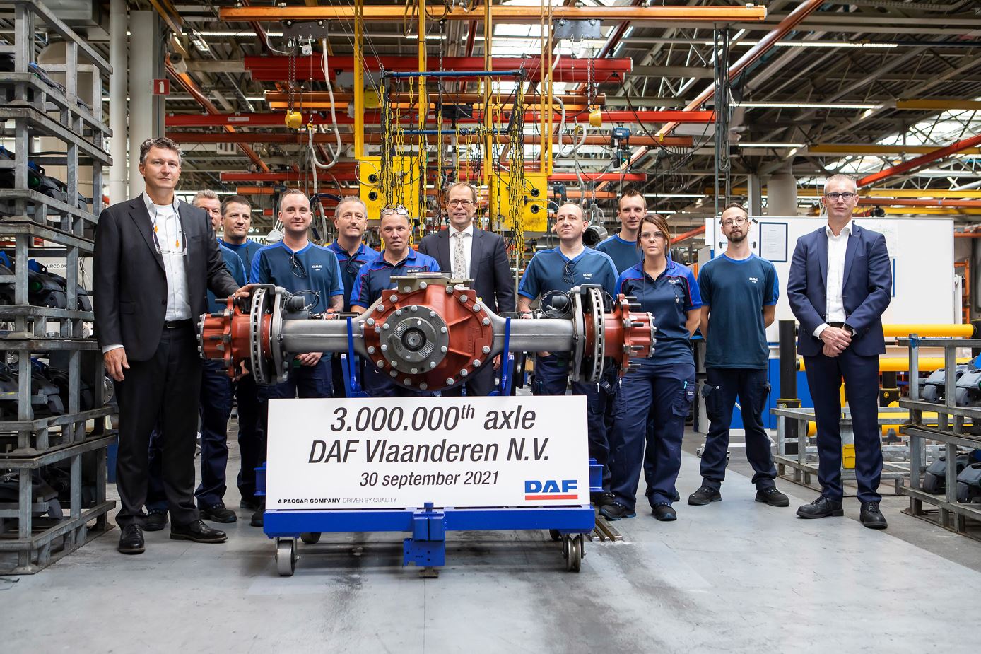 DAF Trucks Фландрия: 3 000 000 осей за 50 лет